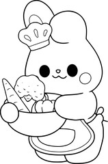 character chef cartoon