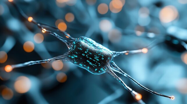 Images of algorithms gradually transforming into digital neural pathways . 