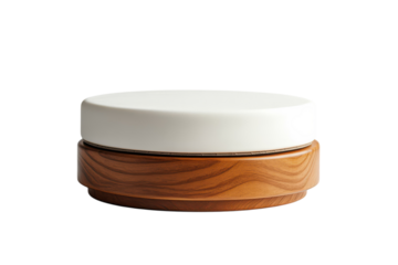 Professional cake turntable with smooth rotation isolated on transparent background