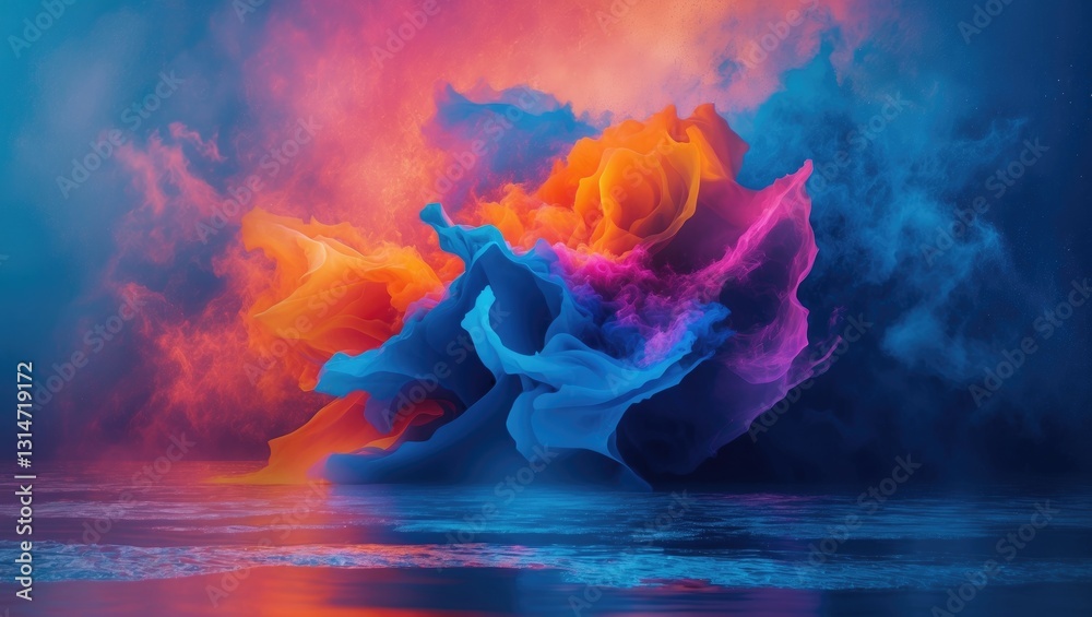 Aufkleber background featuring a dynamic abstract design.