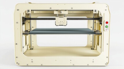 3D Printer Isolated on White Background