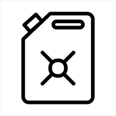 tank line icon vector illustration isolated on white background