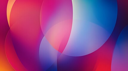 Abstract circles floating, colorful gradient background, design resource, wallpaper