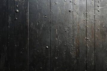 Obraz premium Dark and Textured Black Metal Background