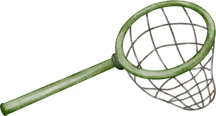 watercolor fishing net © Je