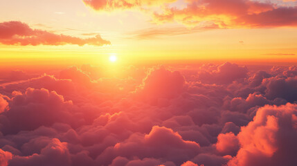 Golden Horizons – Breathtaking Sunrises & Sunsets Above the Clouds