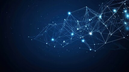 Dynamic technology visualization digital space graphic design abstract environment aerial view data connectivity concept