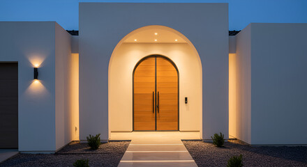 Arched Modern Doorway