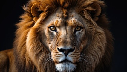 Naklejka premium Portrait of a Stunning lion