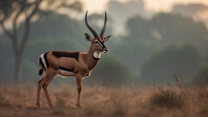 Male blackbuck, an antelope indigenous to.