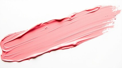 Cosmetic creamy pink red textured backdrop