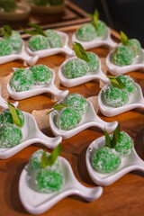 Traditional Ramadan cookies, captured on March 12, 2025. Sweet and delicate treats, perfect for celebrating the holy month with rich flavors and festive charm