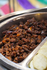 Traditional Indonesian dish, captured on March 12, 2025. A flavorful combination of rich spices and fresh ingredients, showcasing Indonesia’s authentic culinary heritage
