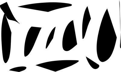 Abstract zebra pattern background. Vector illustration.. Seamless abstract pattern with chaotic wave ornament.