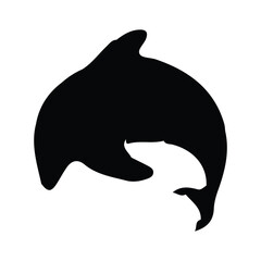 Fototapeta premium whale silhouette