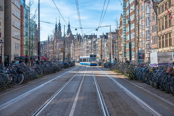 La ville de Amsterdam au Pays-Bas