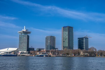Obraz premium La ville de Amsterdam au Pays-Bas