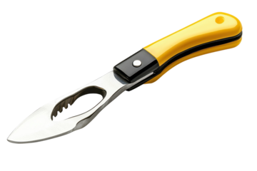 Stainless steel cheese slicer with adjustable thickness isolated on transparent background