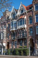 Fototapeta premium Le centre-ville de Amsterdam au Pays-bas