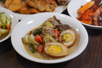 Traditional Indonesian dish, captured on March 12, 2025. A flavorful combination of rich spices and fresh ingredients, showcasing Indonesia’s authentic culinary heritage