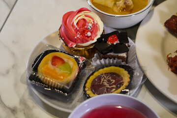 Traditional Ramadan cookies, captured on March 12, 2025. Sweet and delicate treats, perfect for celebrating the holy month with rich flavors and festive charm