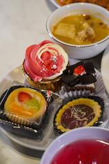 Traditional Ramadan cookies, captured on March 12, 2025. Sweet and delicate treats, perfect for celebrating the holy month with rich flavors and festive charm