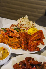 Traditional Indonesian dish, captured on March 12, 2025. A flavorful combination of rich spices and fresh ingredients, showcasing Indonesia’s authentic culinary heritage