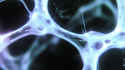 Abstract Microscopic Organic Structure