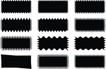 Set of vector paint brush stroke, ink splatter and artistic design elements. Dirty watercolor texture, box, frame, grunge background, splash or creative shape for social media,