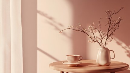 Minimalist wallpaper designs, clean layouts, subtle textures, and soft seasonal tones