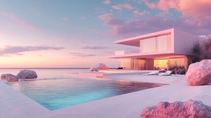 Obraz premium sea coastal and oceanic landforms ocean dusk coast shore tropics sunrise island beach