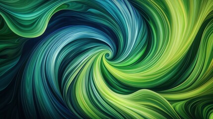 Obraz premium Nature-Inspired Abstract Art: A Swirling Vortex of Organic Forms and Colors