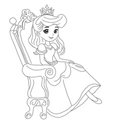 black and white line princess all variant activity. playing football, picking apples, playing music tools, playing badminton. worksheet coloring page