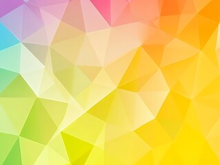 Fototapeta premium Vibrant low poly background design featuring colorful gradient spectrum