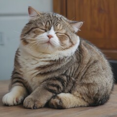 Obraz premium Sleeping cat