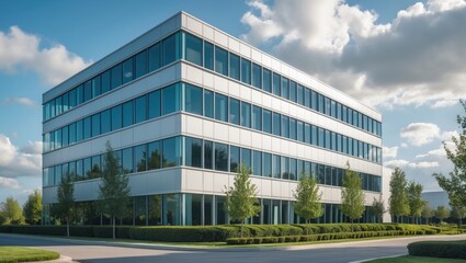 Stylized modified generic corporate contemporary office structure