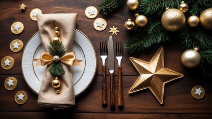 Fototapeta premium Table Settings for Dinner