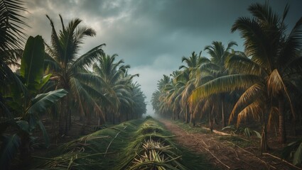 Obraz premium Sugarcane, agricultural economy.