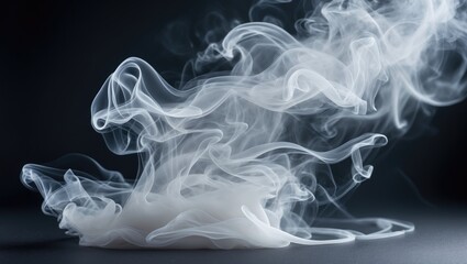 Fototapeta premium texture of smoke or water vapor for overlaying an image, a blank template for design
