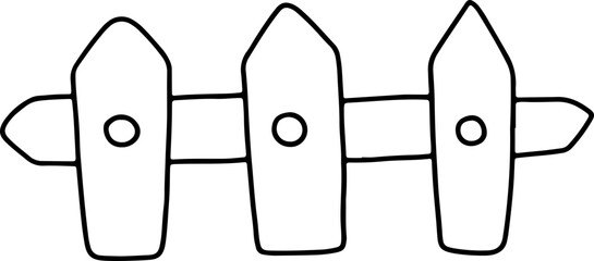 fence farm doodle