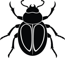 stag beetle vector illustration
