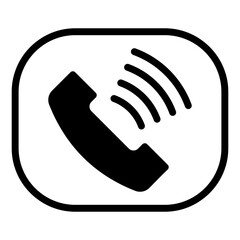 Telephone call icon vector illustration for ui ux needs