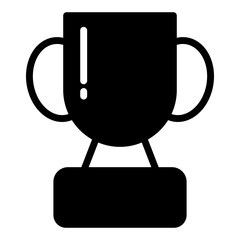 Trophy icon vector illustration for ui ux needs
