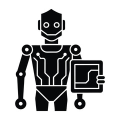 AI Driven Cybersecurity Robot Scanning Data Silhouette for Smart Security