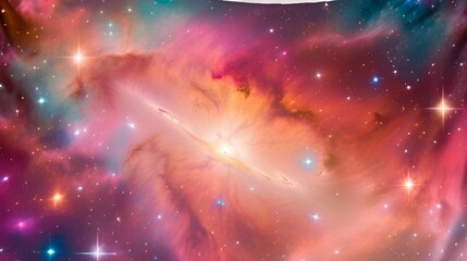 background with stars and nebula