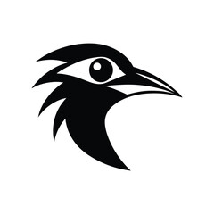 Obraz premium a bird head vector illustration .