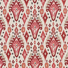 Abstract batik tie-dye textile pattern - Illustration