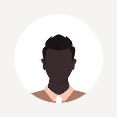 Vector flat illustration. Avatar, user profile, person icon, profile picture. Suitable for social media profiles, icons, splash screens and as a template.