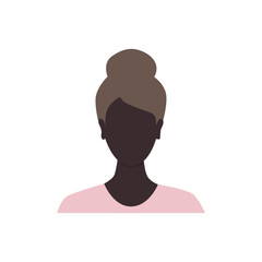 Vector flat illustration. Avatar, user profile, person icon, profile picture. Suitable for social media profiles, icons, splash screens and as a template.