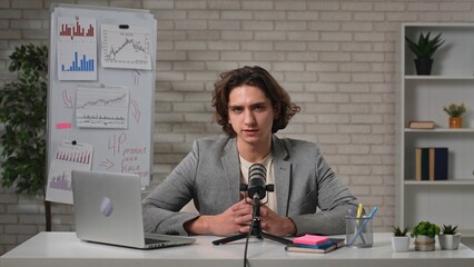 Engaging Conversation in a Modern Podcast Studio With Expert Insights on Digital Marketing